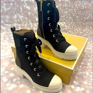 Michael Kors Corey Canvas Bootie